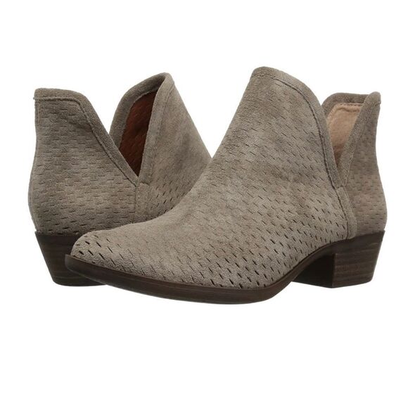 Lucky Brand Women's Baley Ankle Boot Brindle Oiled Suede 9M - Picture 6 of 12